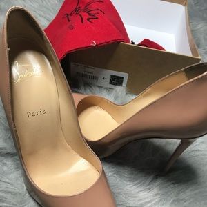 Christian louboutin so kates nude size 41